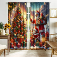 HKM-041171 Christmas 3D Printed Curtains in Multiple Designs, High Shading Polyester, Various Sizes Available