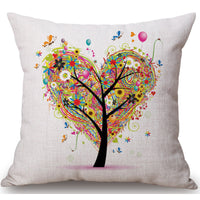 HKM-041171 Cotton Tree Decorative Pillow - Soft and Cozy Home Accent