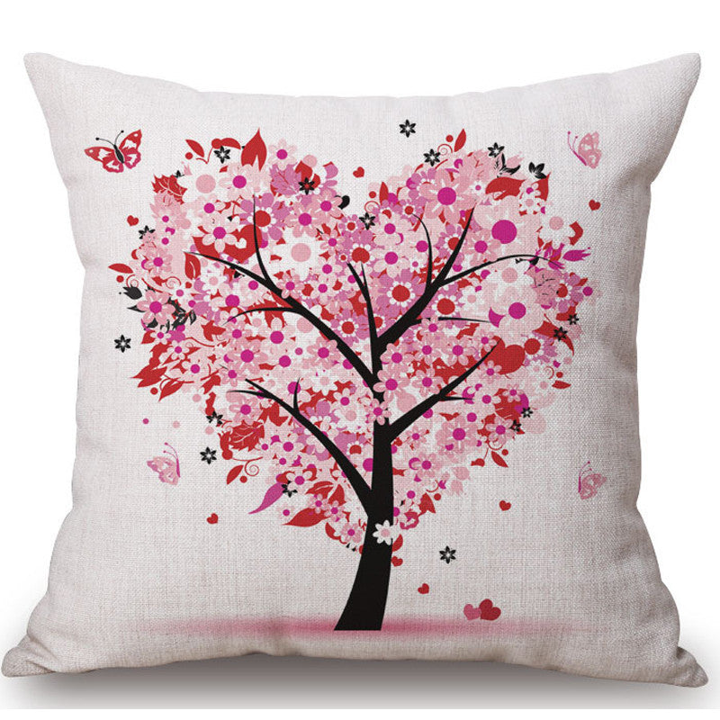 HKM-041171 Cotton Tree Decorative Pillow - Soft and Cozy Home Accent