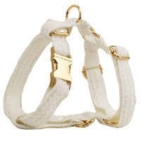 HKM-041171 White Lace Pet Vest Dog Collar Dog Wedding Dog Leash