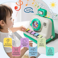 HKM-041427 Multifunctional Educational Musical Piano Toy for Babies with Light and Music