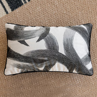 HKM-041427 Ukiyo-e and Ink Painting Decorative Pillow Cases for Sofa and Bedside, 45x45cm and 30x50cm Options