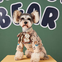 HKM-041875 Cozy Wool Sweater Cardigan for Pets - Casual Teddy Schnauzer Pomeranian Style
