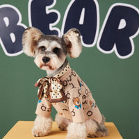 HKM-041875 Cozy Wool Sweater Cardigan for Pets - Casual Teddy Schnauzer Pomeranian Style