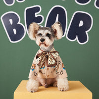 HKM-041875 Cozy Wool Sweater Cardigan for Pets - Casual Teddy Schnauzer Pomeranian Style
