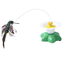 HKM-042067 Automatic Cat Teaser Toy with Electric Rotation - Bird and Butterfly Designs
