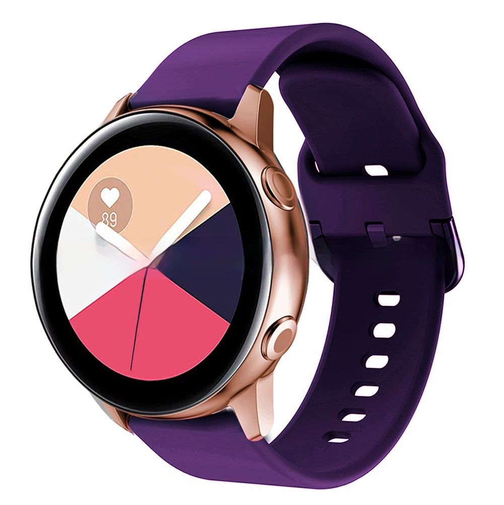 HKM-042131 Universal Silicone Strap for Samsung Galaxy Watch Active2 - 20mm/22mm Options Available
