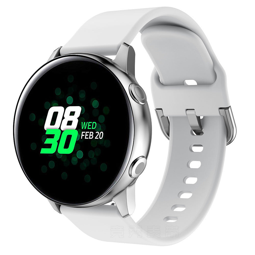 HKM-042131 Universal Silicone Strap for Samsung Galaxy Watch Active2 - 20mm/22mm Options Available