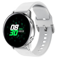 HKM-042131 Universal Silicone Strap for Samsung Galaxy Watch Active2 - 20mm/22mm Options Available