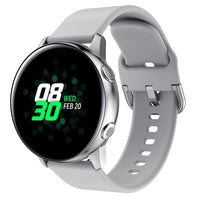 HKM-042131 Universal Silicone Strap for Samsung Galaxy Watch Active2 - 20mm/22mm Options Available