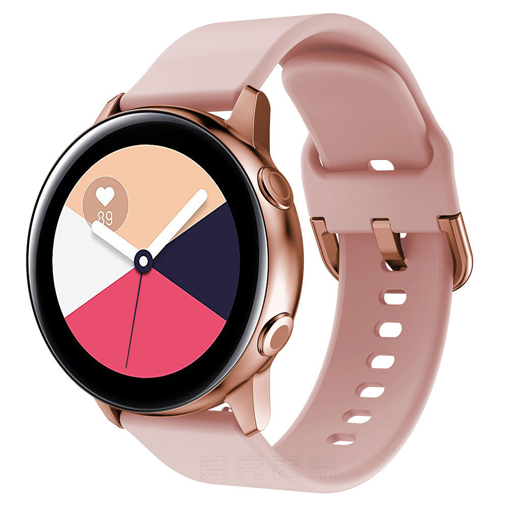 HKM-042131 Universal Silicone Strap for Samsung Galaxy Watch Active2 - 20mm/22mm Options Available
