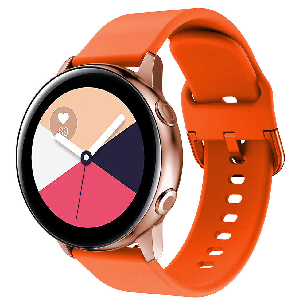 HKM-042131 Universal Silicone Strap for Samsung Galaxy Watch Active2 - 20mm/22mm Options Available