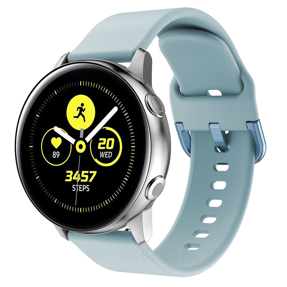 HKM-042131 Universal Silicone Strap for Samsung Galaxy Watch Active2 - 20mm/22mm Options Available