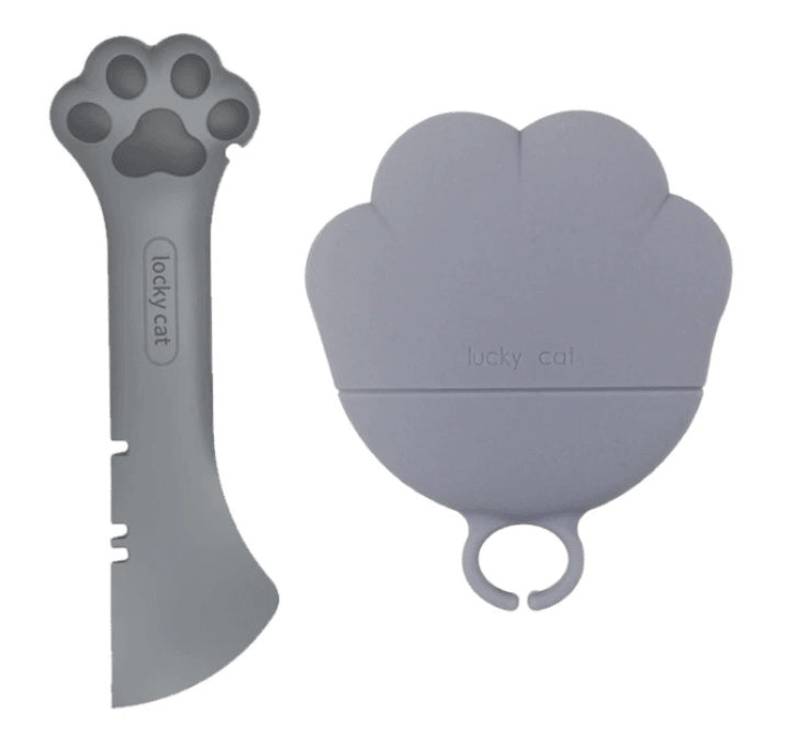 HKM-042387 Multifunctional can opener for pet canned spoon