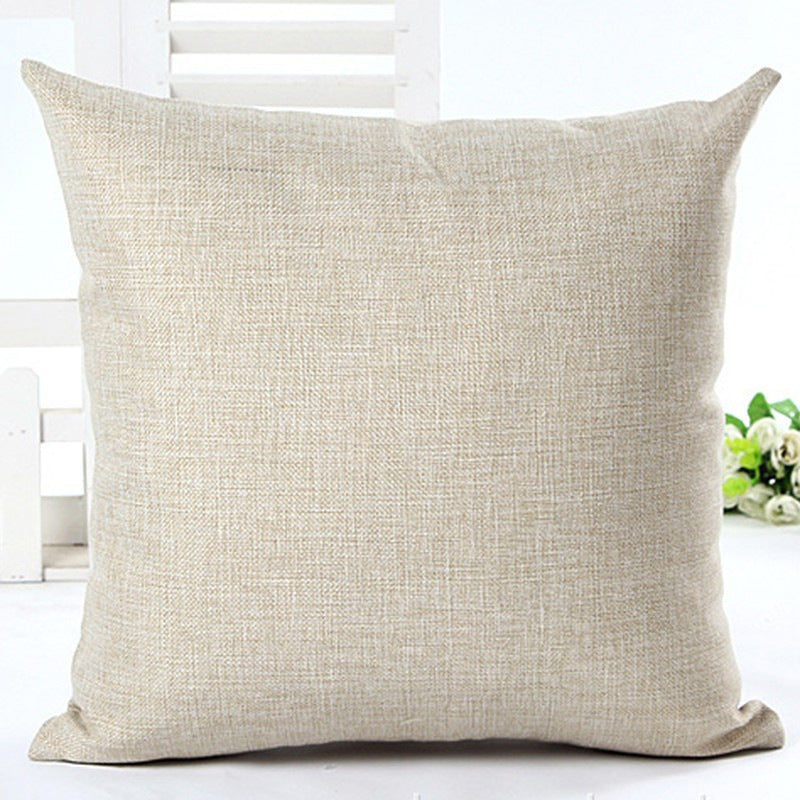 HKM-042451 Cat-Themed Cotton and Linen Waist Pillow with PP Cotton Filling