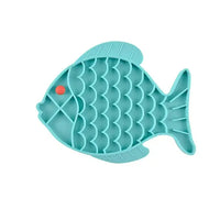 HKM-042451 Silicone Slow Feeder Mat for Dogs - Anti-Gulping Lick Pad in Multiple Colors