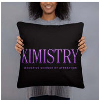 HKM-042579 Black Geometric Abstraction English Letter Pillow Cover, Modern 45x45cm, Chemical Fiber
