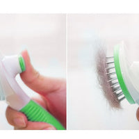 HKM-042707 Long Hair Cat Comb for Efficient Fur Removal and Gentle Daily Massage