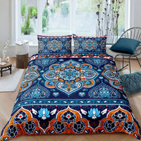 HKM-042771 Bohemian Printed Down Quilt Cover Set - Multiple Sizes Available