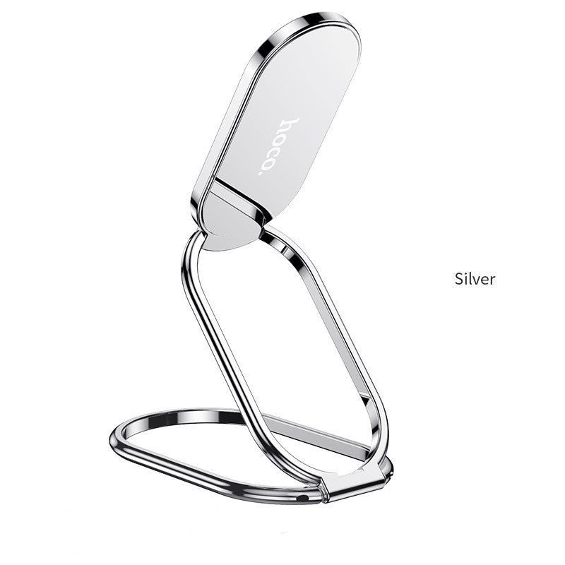 HKM-042835 Metal Folding Mobile Phone Holder - Zinc Alloy with Stable Adhesion for Devices Up to 7 Inches