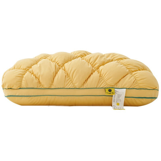 HKM-042899 No Collapse Neck Protection Pillow for Comfortable Sleep - Available in Pineapple Yellow, Classic Gray, Elegant White