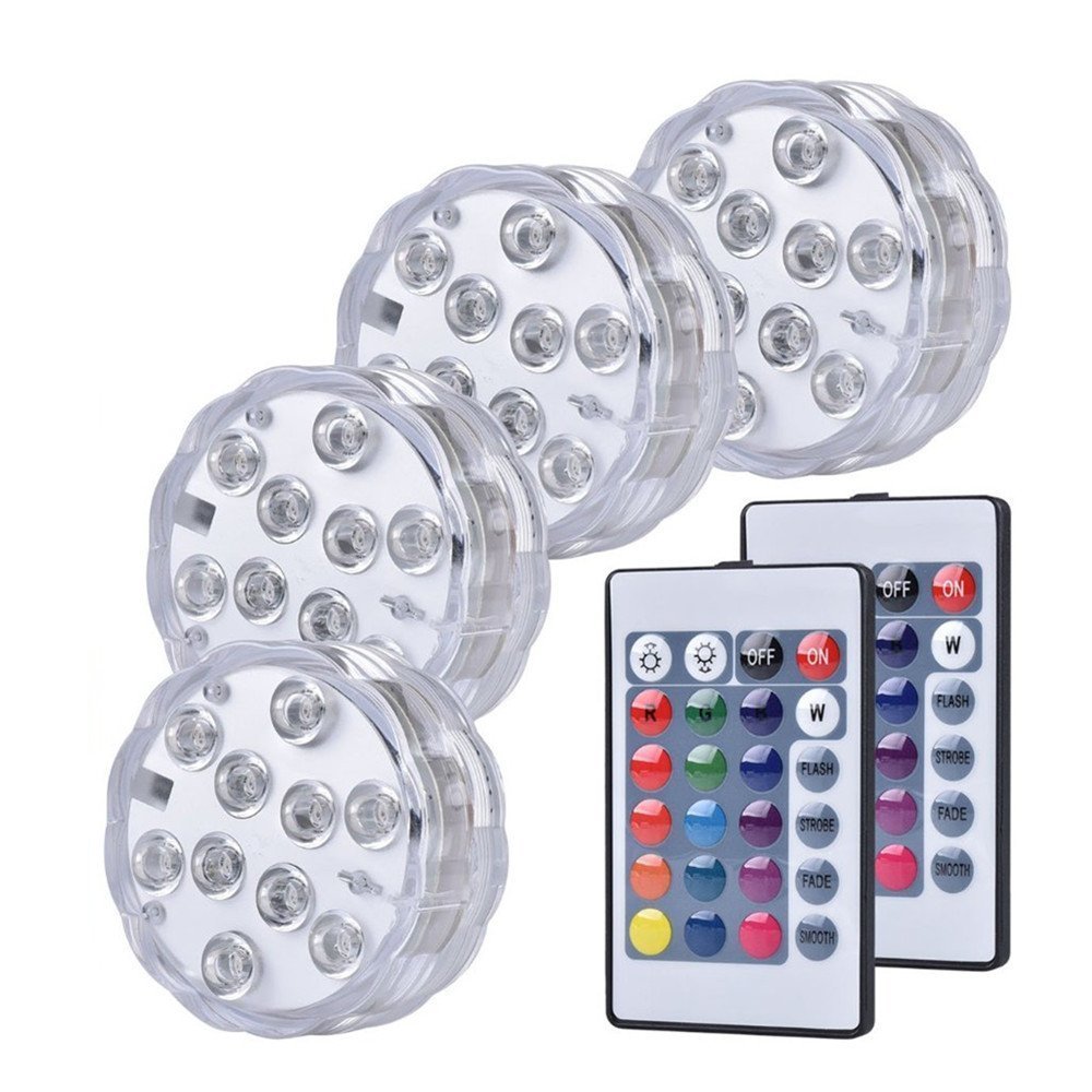 HKM-042963 Waterproof LED Remote Control Diving Light for Aquariums and Decoration