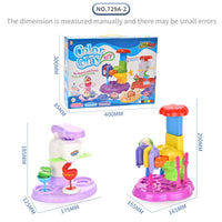 HKM-043027 Creative Playdough Ice Cream Machine Toy Set for Pretend Kitchen Play – Ages 3 and Up