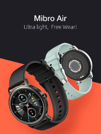 HKM-043283 Xiaoxun Mibro Air Smart Watch International Version - Thin, Waterproof, Multi-Language Support