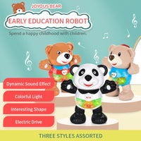HKM-043347 Cartoon Talking Teddy Bears with Light and Music for Early Education - Suitable for Ages 0 to 24 Months