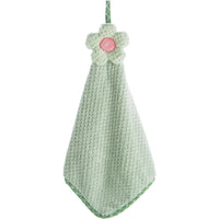 HKM-043347 Hangable Flower Hand Towel in Mixed Hair Color for Pots and Bowls