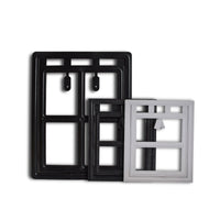HKM-043923 Pet Screen Door for Dogs – Adjustable Two-Panel Design with Easy Installation