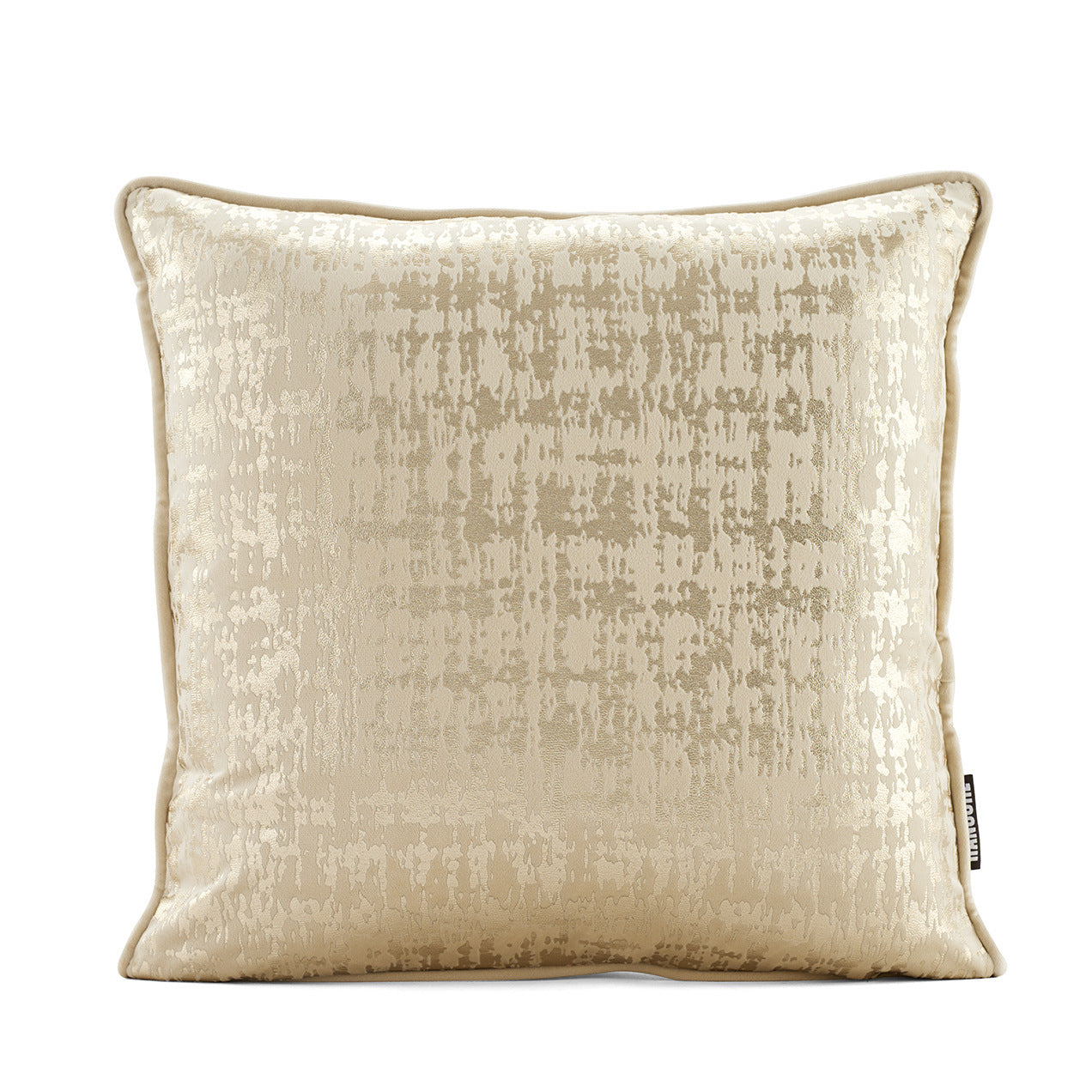 HKM-044051 Shimmering Gold Velvet Cushion Cover, 45x45cm, Thick and Soft for Home Decor