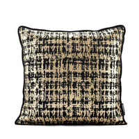 HKM-044051 Shimmering Gold Velvet Cushion Cover, 45x45cm, Thick and Soft for Home Decor