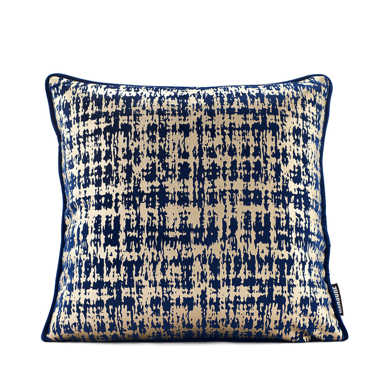 HKM-044051 Shimmering Gold Velvet Cushion Cover, 45x45cm, Thick and Soft for Home Decor