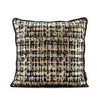 HKM-044051 Shimmering Gold Velvet Cushion Cover, 45x45cm, Thick and Soft for Home Decor