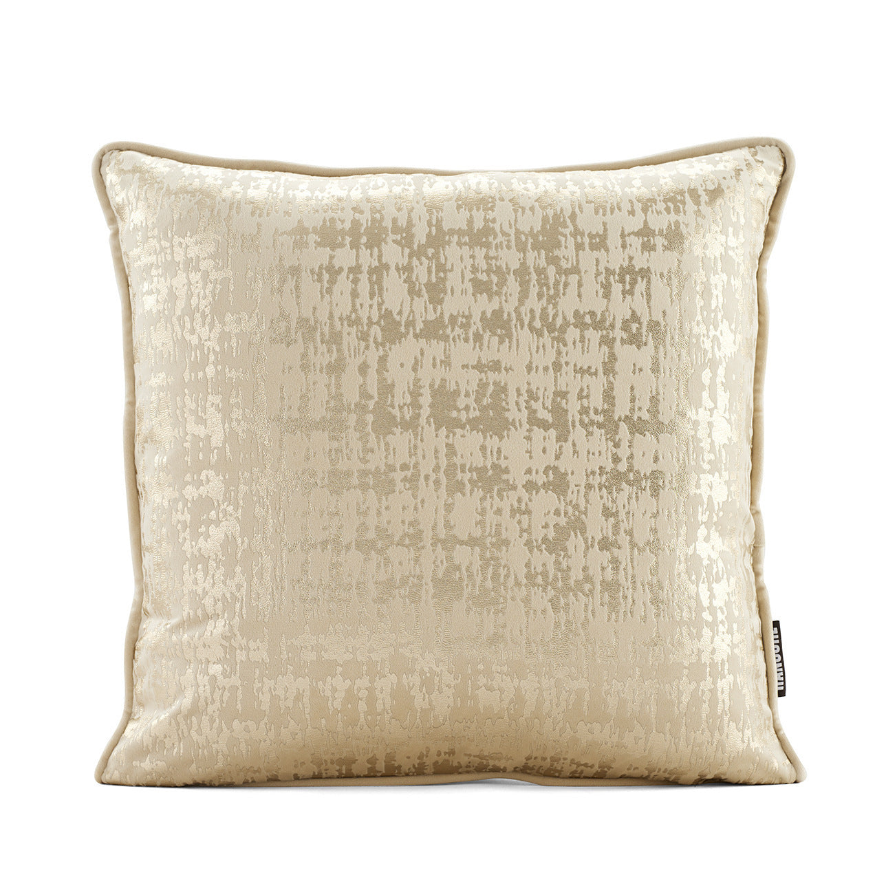 HKM-044051 Shimmering Gold Velvet Cushion Cover, 45x45cm, Thick and Soft for Home Decor