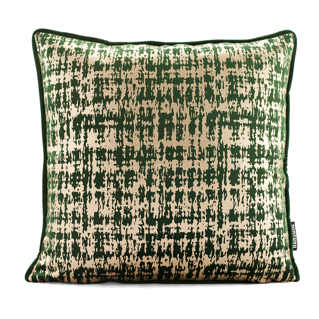 HKM-044051 Shimmering Gold Velvet Cushion Cover, 45x45cm, Thick and Soft for Home Decor