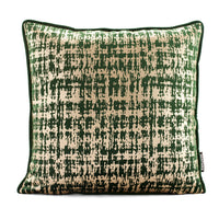 HKM-044051 Shimmering Gold Velvet Cushion Cover, 45x45cm, Thick and Soft for Home Decor