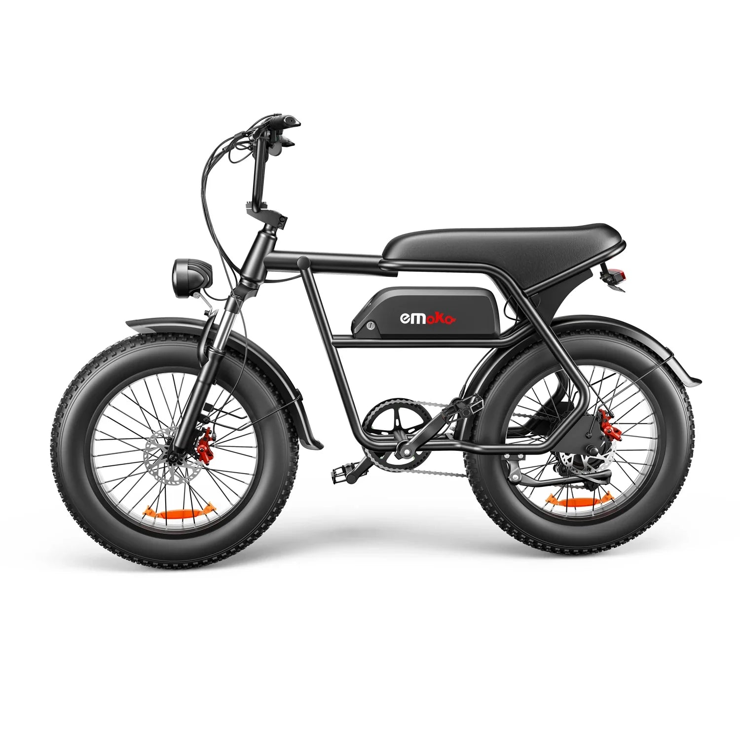 KTX-044243 Dual Motor 1000W Fat Tire Electric Bike, 7-Speed, 48V Integrated Lithium Battery, 20" Wheels, Max Speed 50 km/h