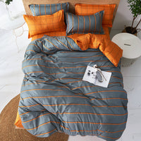 HKM-044243 Sunlight Qingcheng Four-Piece Brushed Bedding Set in Various Sizes