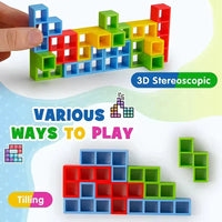HKM-044499 Stackable Building Blocks Educational Toy for Parent-Child Interaction, Ages 2 and Up