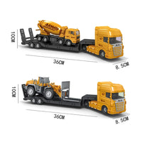 HKM-044563 Mini Construction Truck Models – 1:55 Scale Engineering Vehicles | Friction Toy Cars | 6 Styles Available