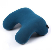 HKM-044755 Children's Memory Foam Neck Pillow - Soft Cotton, 28x25.5cm, Available in Multiple Colors