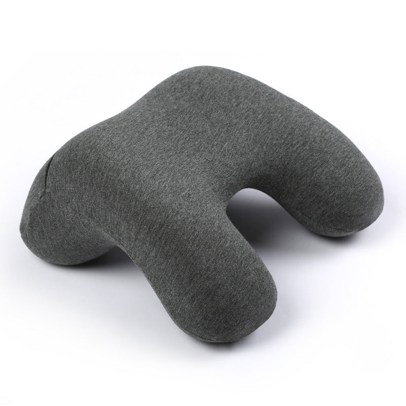 HKM-044755 Children's Memory Foam Neck Pillow - Soft Cotton, 28x25.5cm, Available in Multiple Colors