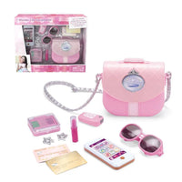 HKM-044755 Electric Princess Makeup Playset for Girls with Cosmetics Bag - Ages 2 to 7