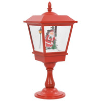HKM-044883 Christmas Floor Lamp with Santa Claus and Snowfall Effect, 64 cm LED Light