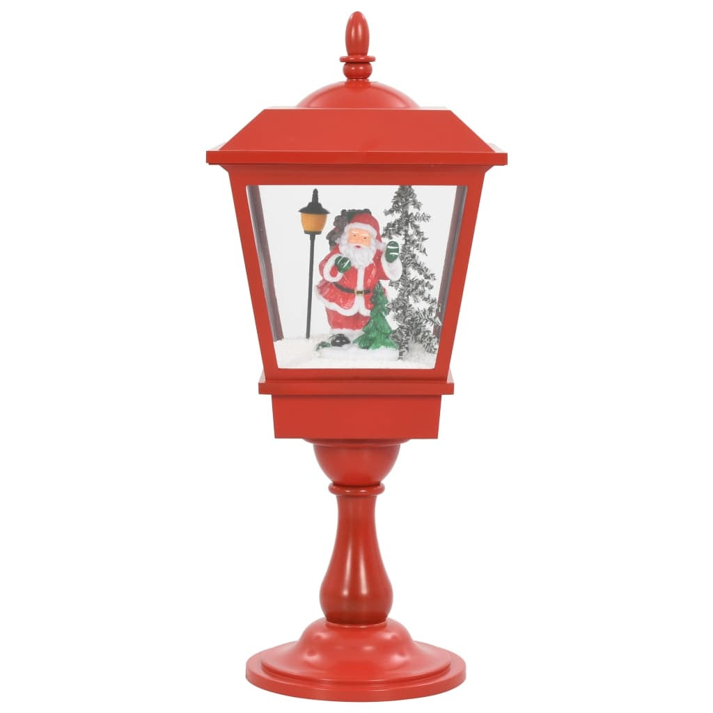HKM-044883 Christmas Floor Lamp with Santa Claus and Snowfall Effect, 64 cm LED Light