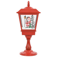 HKM-044883 Christmas Floor Lamp with Santa Claus and Snowfall Effect, 64 cm LED Light