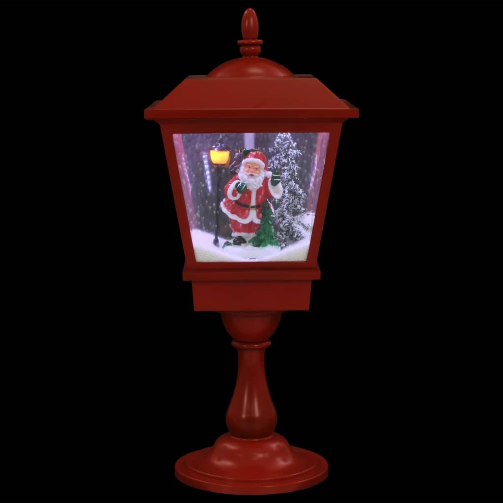 HKM-044883 Christmas Floor Lamp with Santa Claus and Snowfall Effect, 64 cm LED Light