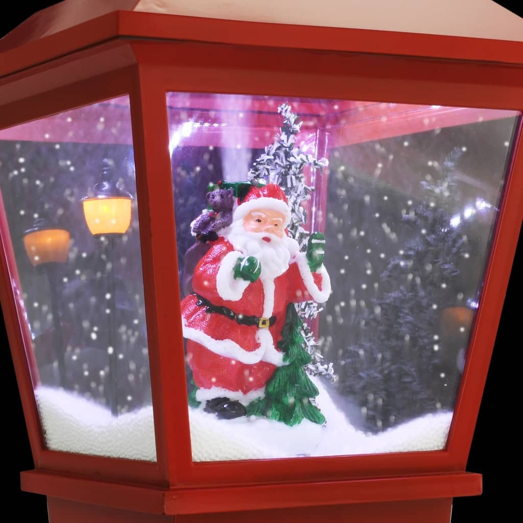 HKM-044883 Christmas Floor Lamp with Santa Claus and Snowfall Effect, 64 cm LED Light